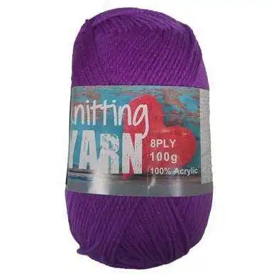 Knitting Yarn Purple