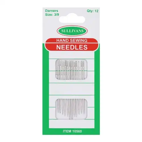 Hand Sewing Needles Darners - 12 Pieces Size 3 and 9