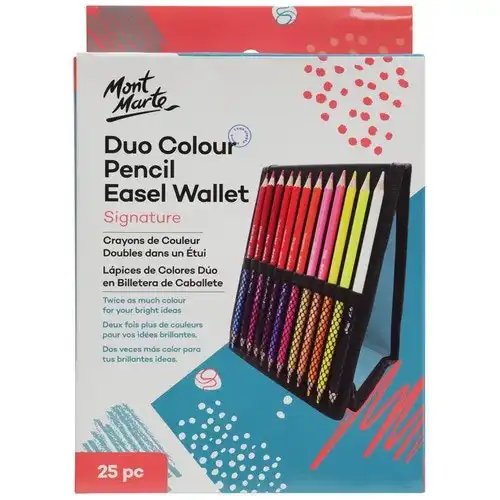 Mont Marte - Duo Colour Pencil Easel Wallet Signature