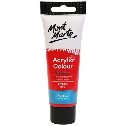 Mont Marte Signature Acrylic Paint - Brilliant Red