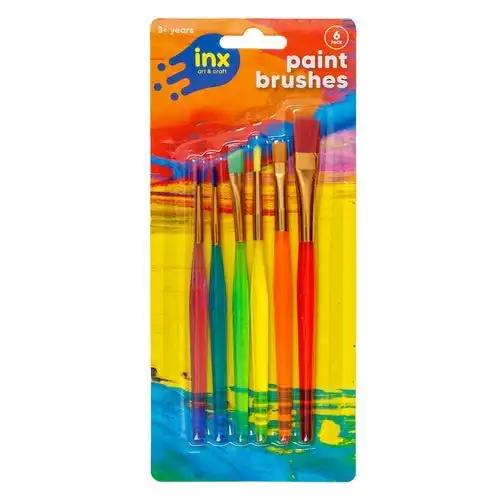 Paint Brushes - Coloured Handles