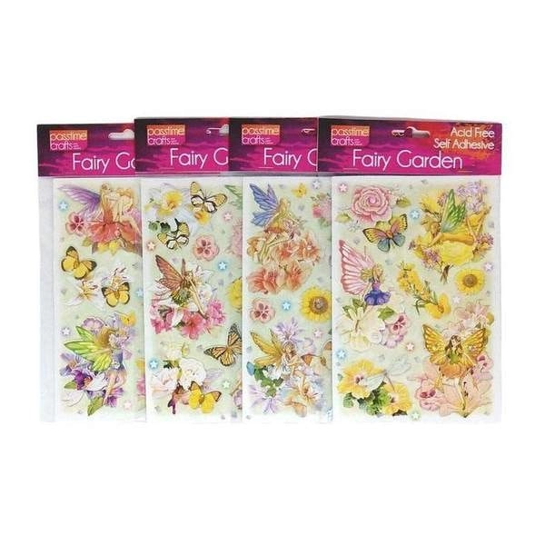 3D Stickers - Fairy & Butterfly Garden