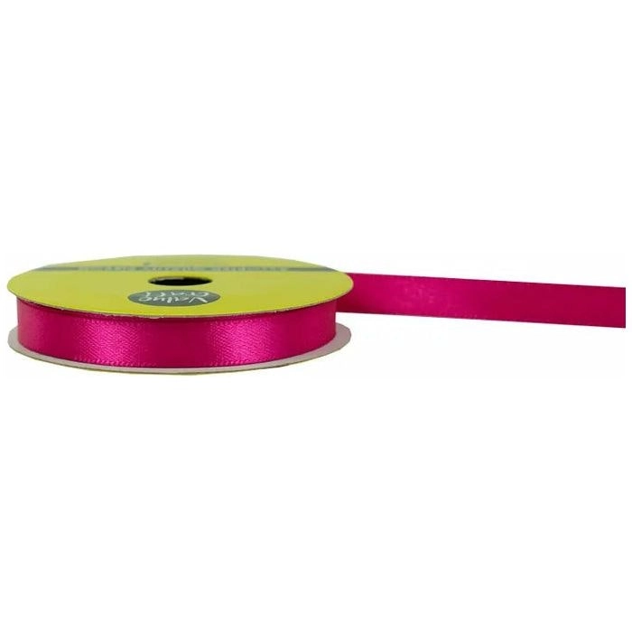 Satin Polyester Ribbon - Hot Pink