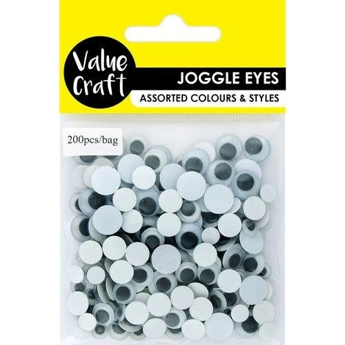 Craft Joggle Eyes - Assorted