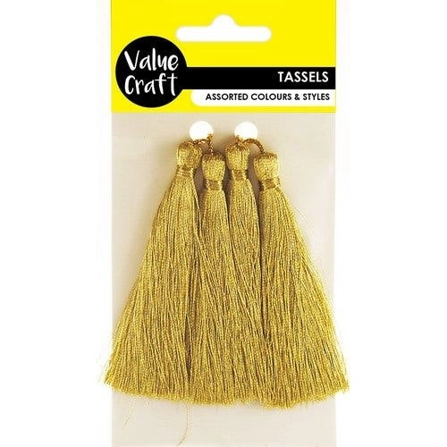 Craft Tassels - Metallic Gold