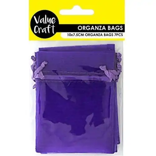 Mini Organza Bags Purple