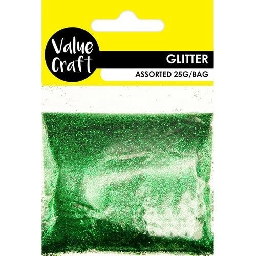 Craft Glitter in Bag - Green