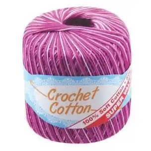 Crochet Cotton Multi - Plum