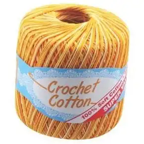 Crochet Cotton Multi - Golden Yellow