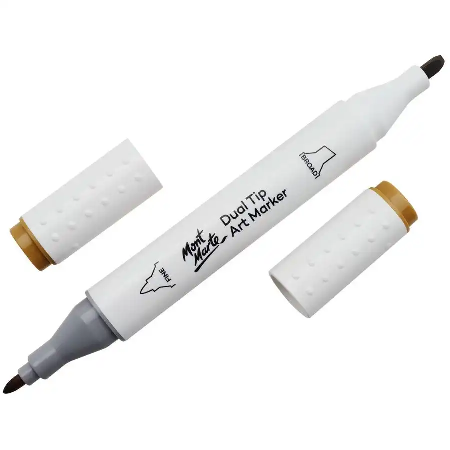 Mont Marte Dual Tip Alcohol Art Marker - Yellow Ochre