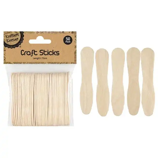 Craft Ice Cream Sticks - Natural