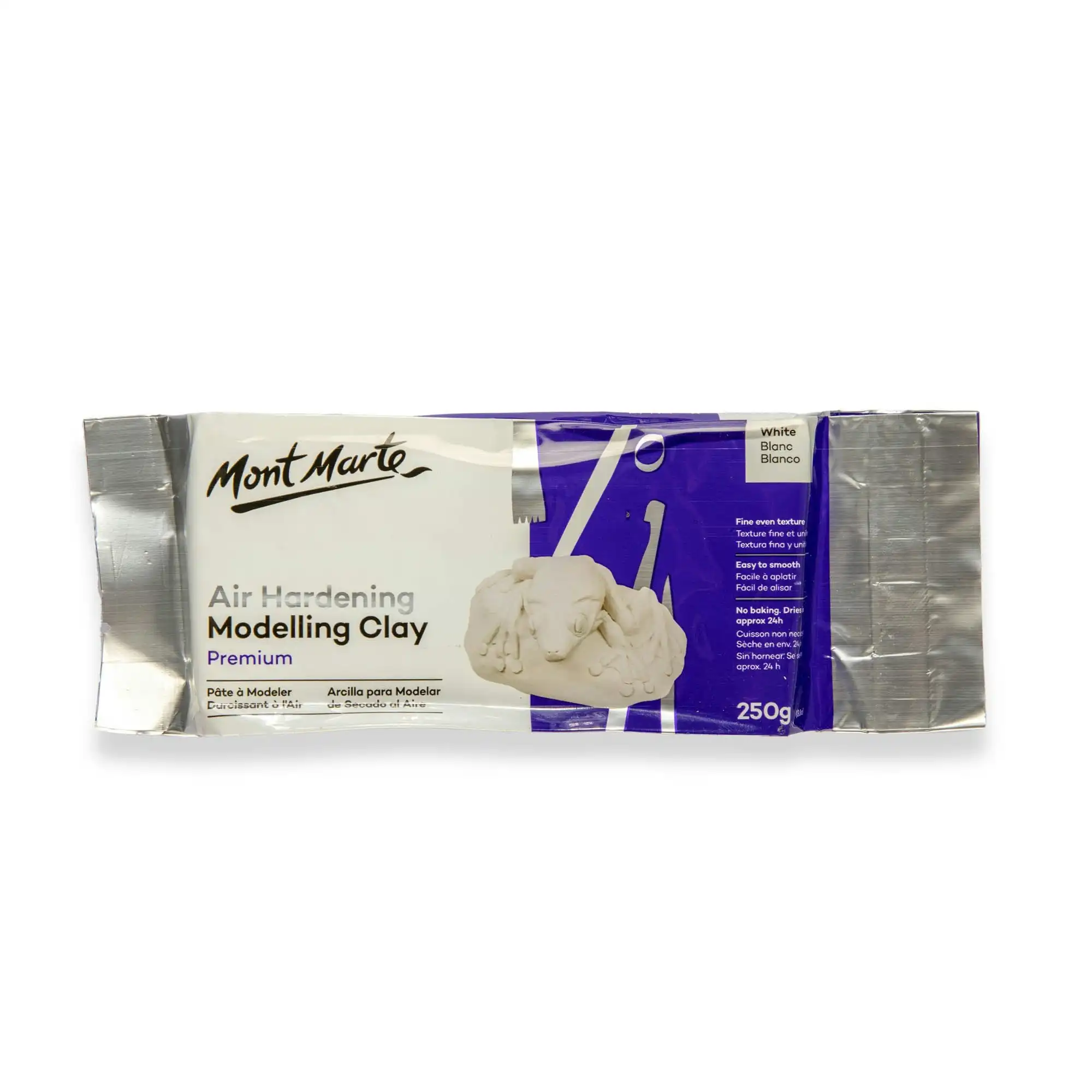 Mont Marte Air Hardening Modelling Clay - White