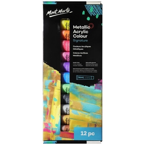 Mont Marte Metallic Acrylic Colour Signature