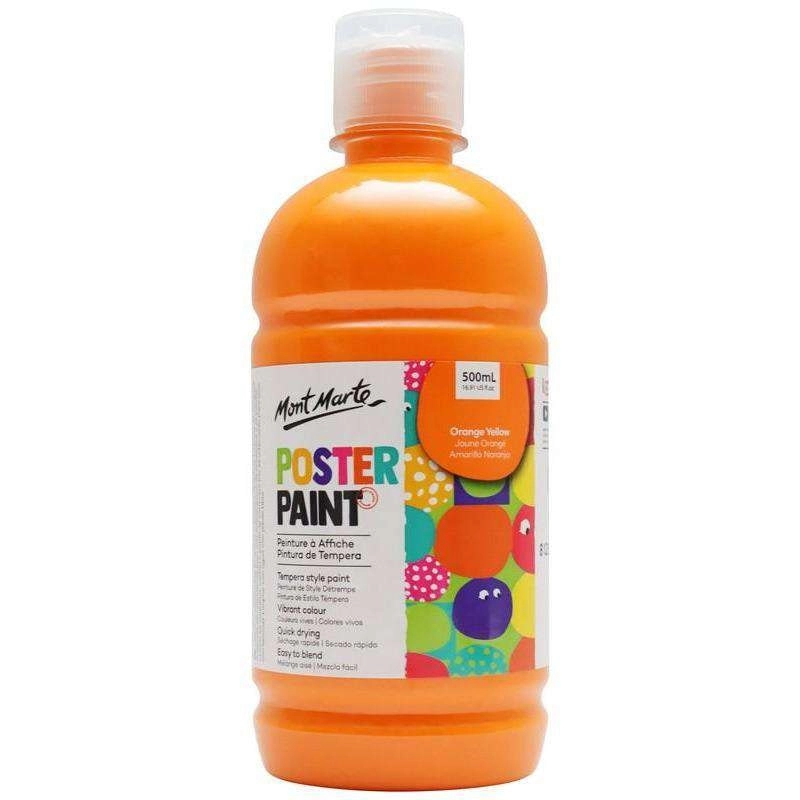 Mont Marte Poster Paint - Orange Yellow