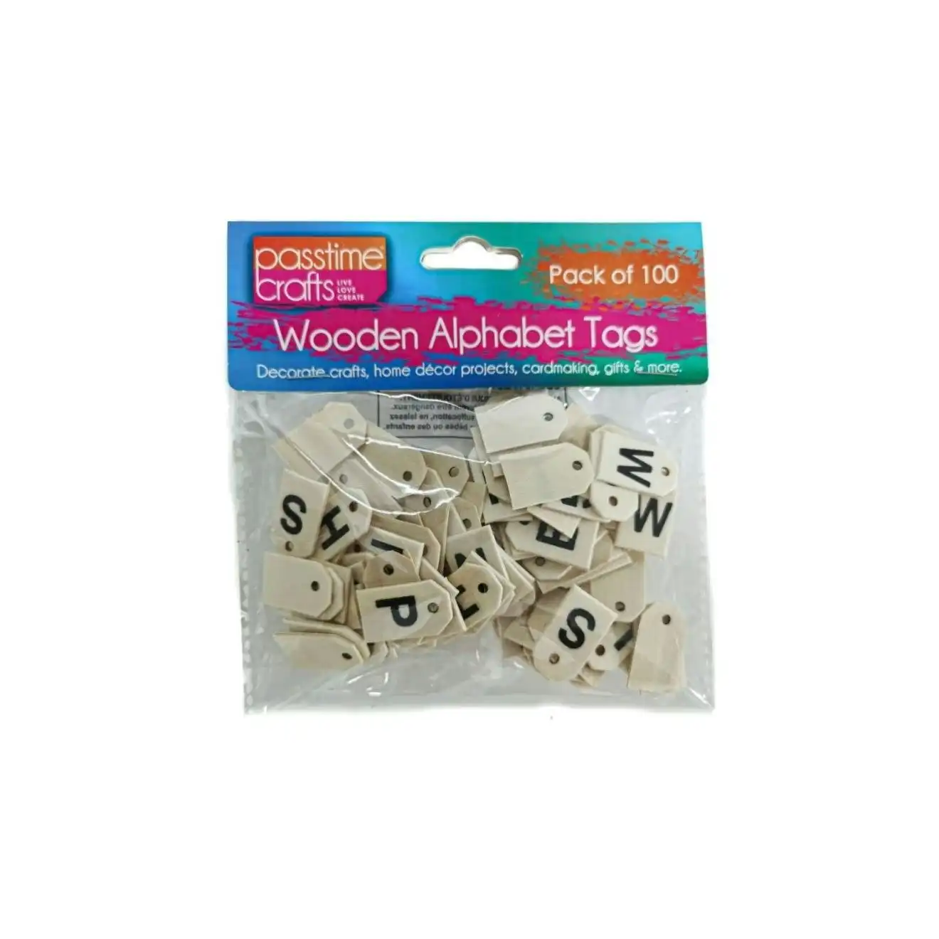 Wooden - Mini Letter Tags