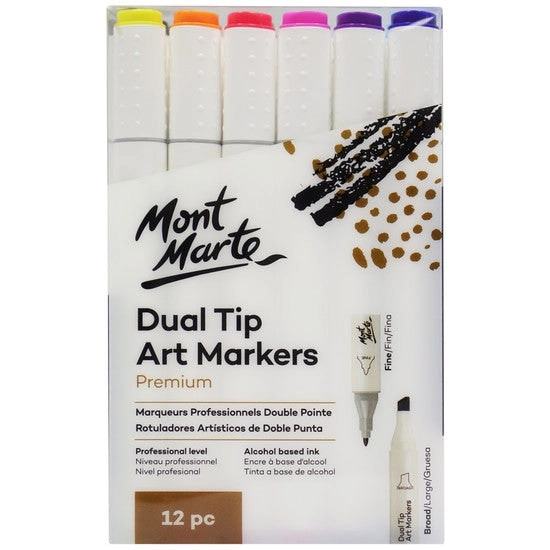 Mont Marte Premium Art Markers Dual Tip