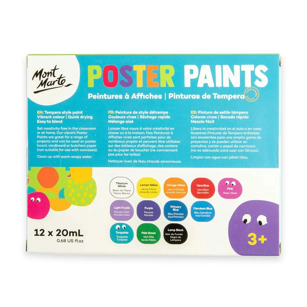 Mont Marte - Poster Paint Set