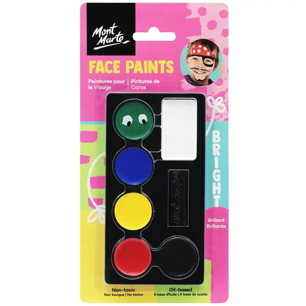 Mont Marte Kids Face Painting Set - Bright