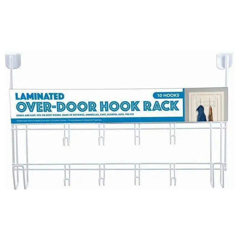 Hanger Over The Door - 10 Hooks Rack