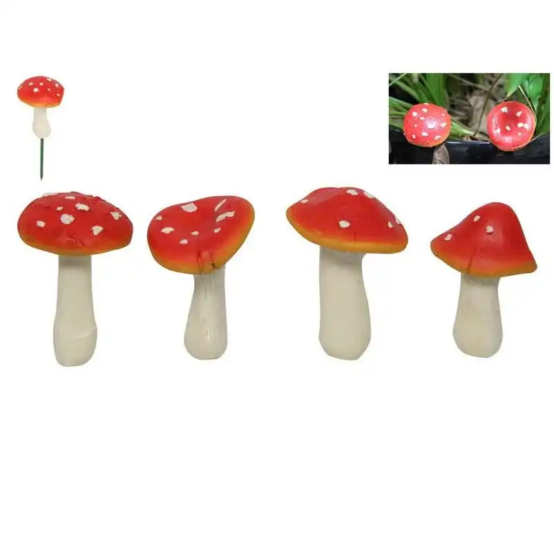 Mushroom Garden Stake