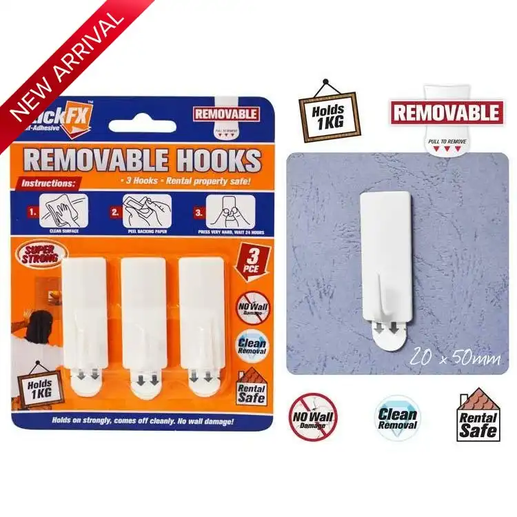 Hooks Self Adhesive - Removable