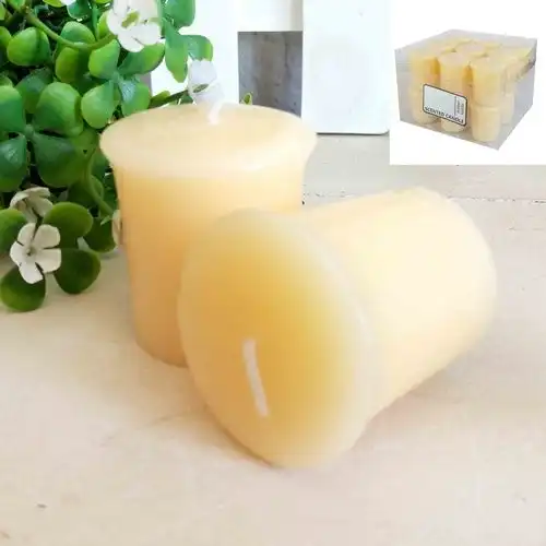 Ivory Votive Scented Candle - Amber Vanilla