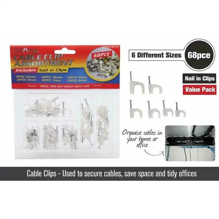 Cable Clips with Nails