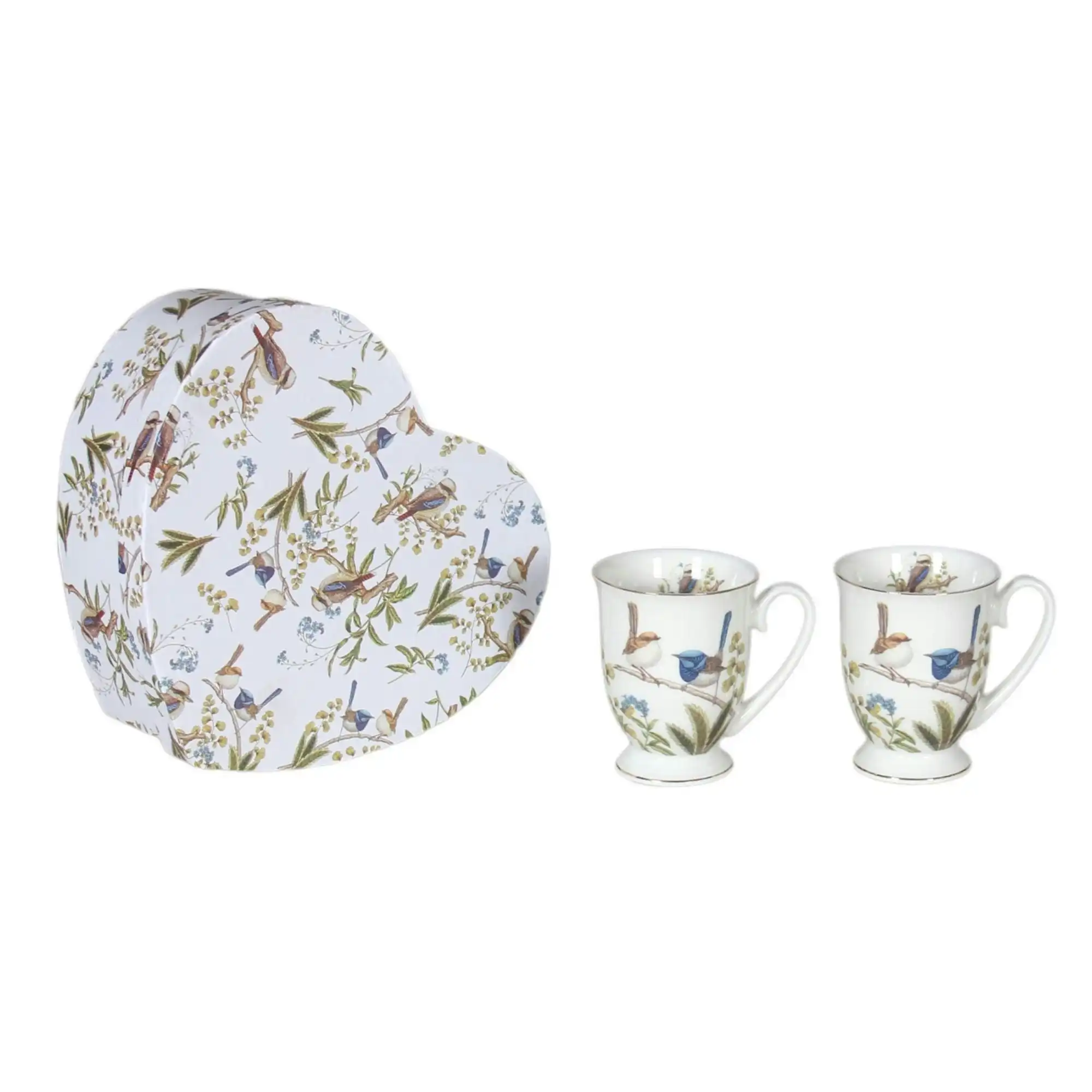 Australian Birds Fine Bone China - Mug Set