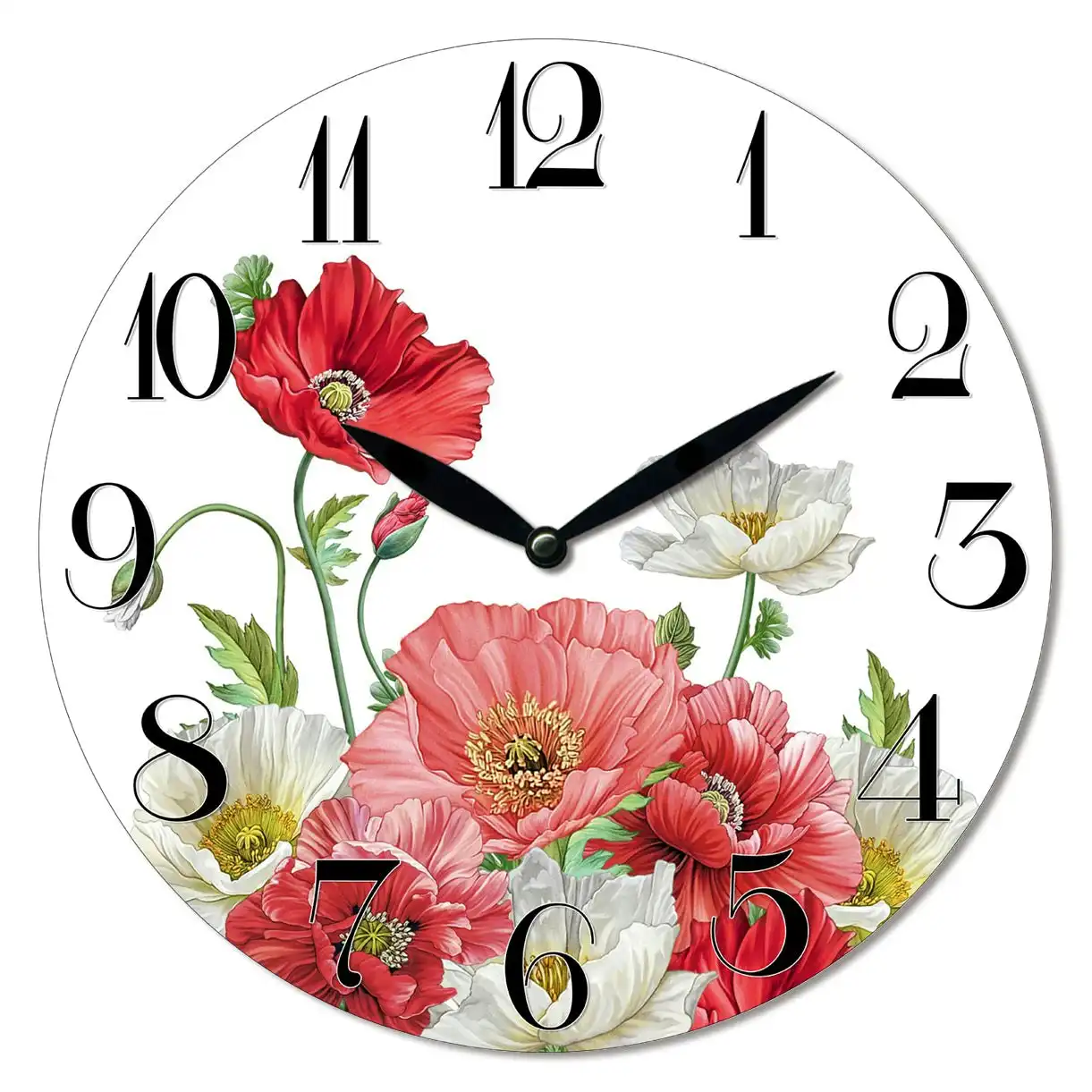 Poppies - Wall Clock