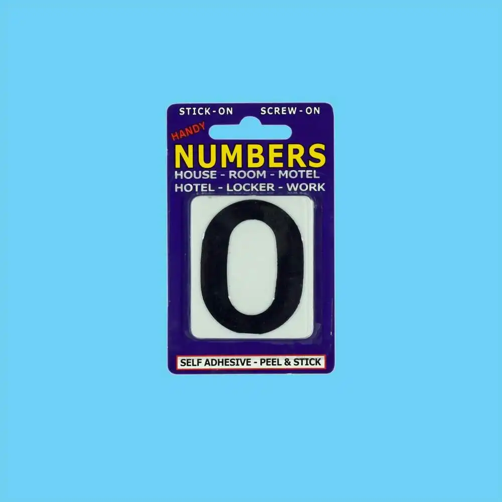 Numbers NO.0 White and Black