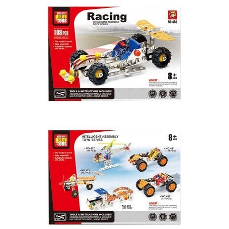 Metal Sprint Car Construct Set