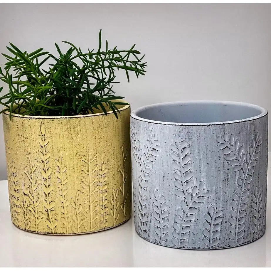 Terracotta Pot Fern Design