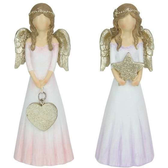 Angel Figurine - Heart or Star