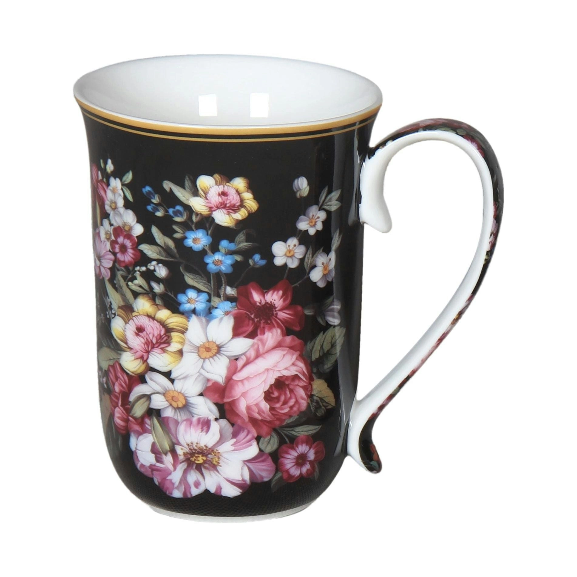 Floral Bouquet Fine Bone China - Mug