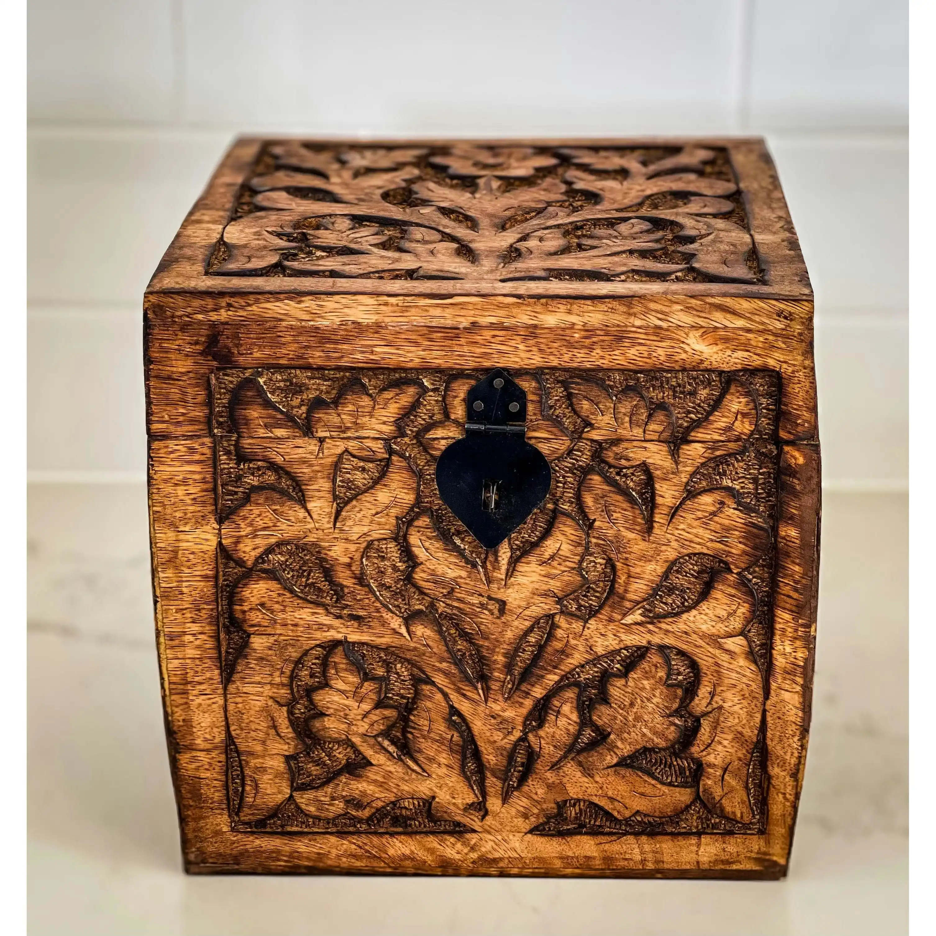 Mango Wood - Carved Box