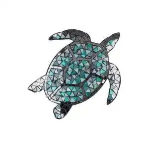 Turtle with Mosaic Finish - Wall Plaque