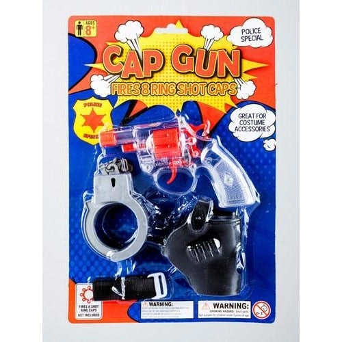 Super Cap Toy Gun Police Play Set