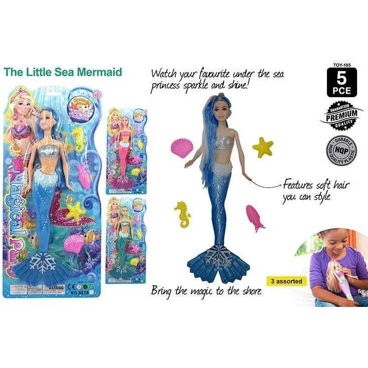 Mermaid Toy Doll Bendable