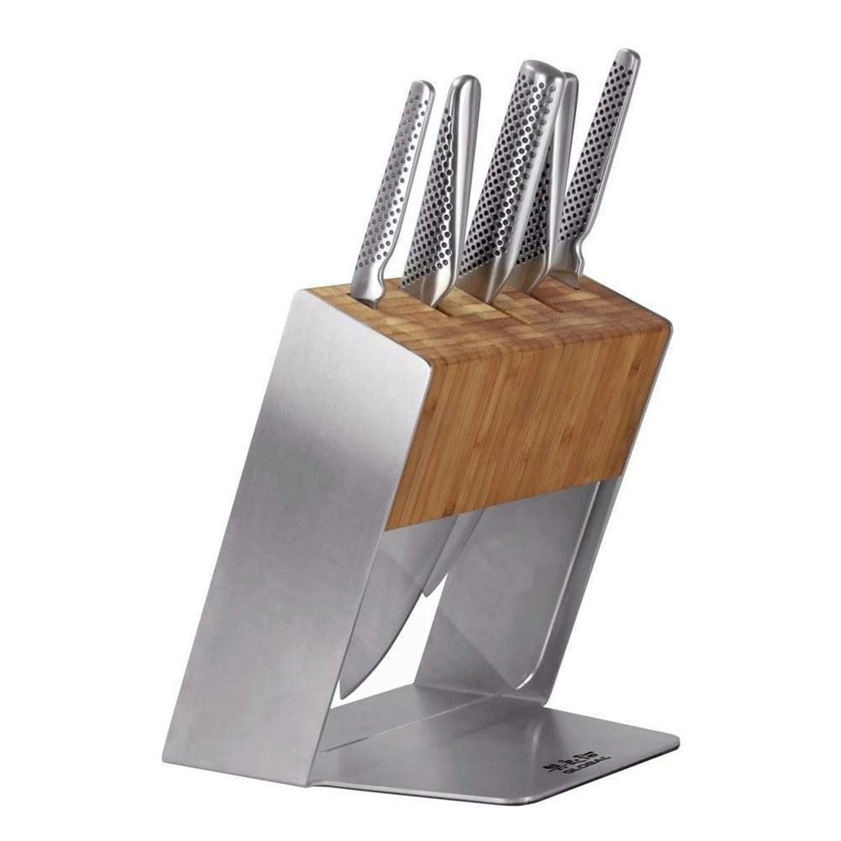 Global 79586 Katana 6pc Knife Block Set