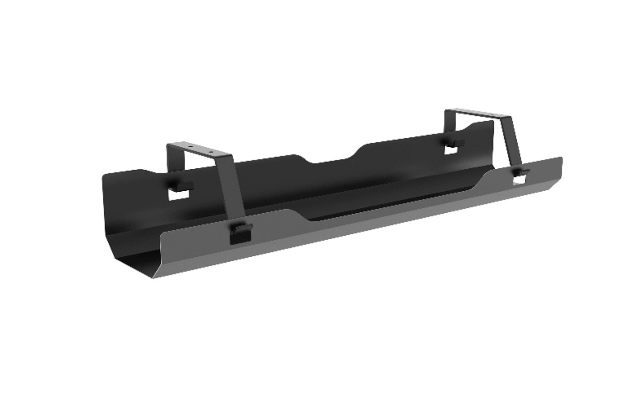 Brateck Under-Desk Cable Tray Management - Dimensions: 600x135x108mm (23.6"x5.3"x4.3")- Black