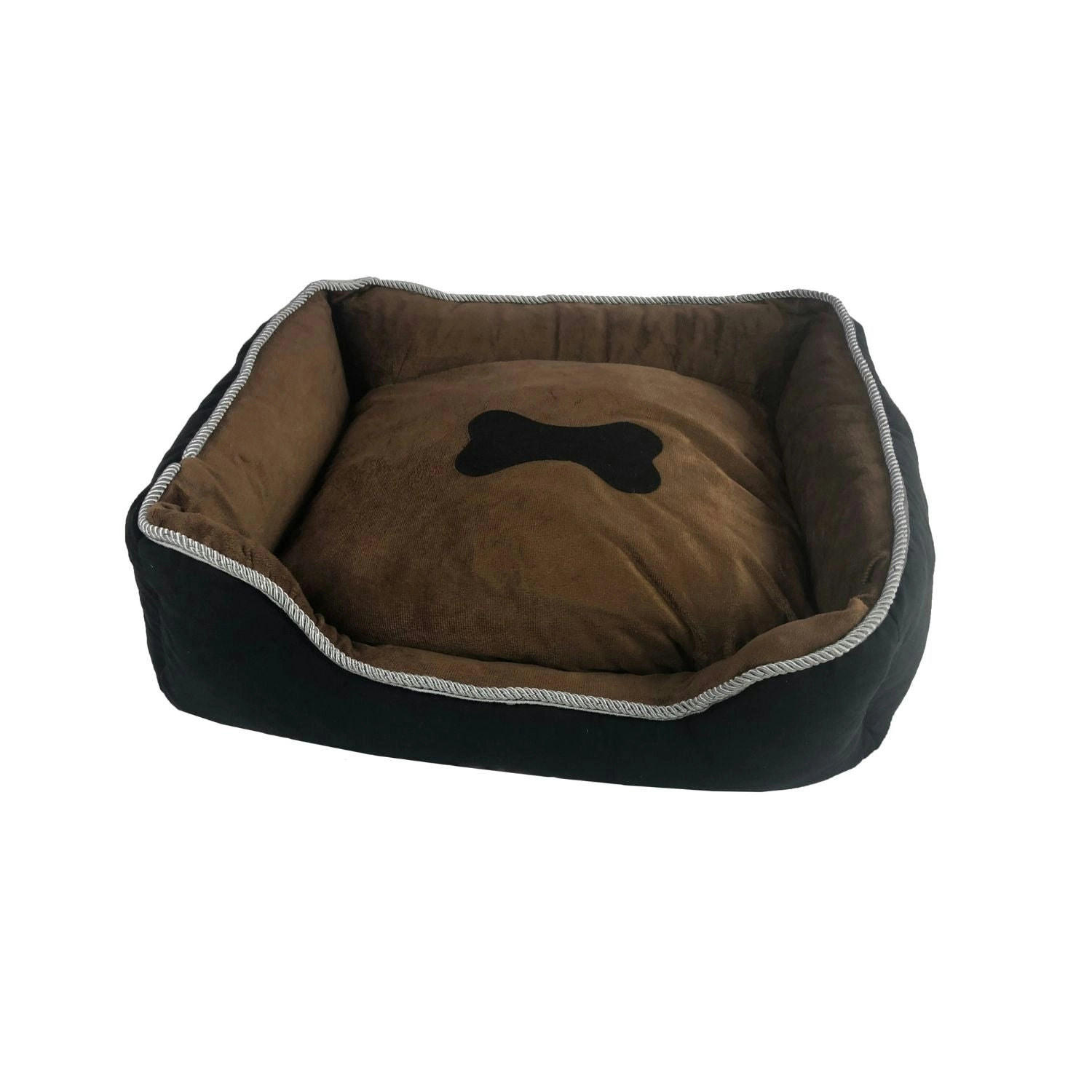 Floofi Pet Sofa Cushion Dog Bed L (Large, Coffee)