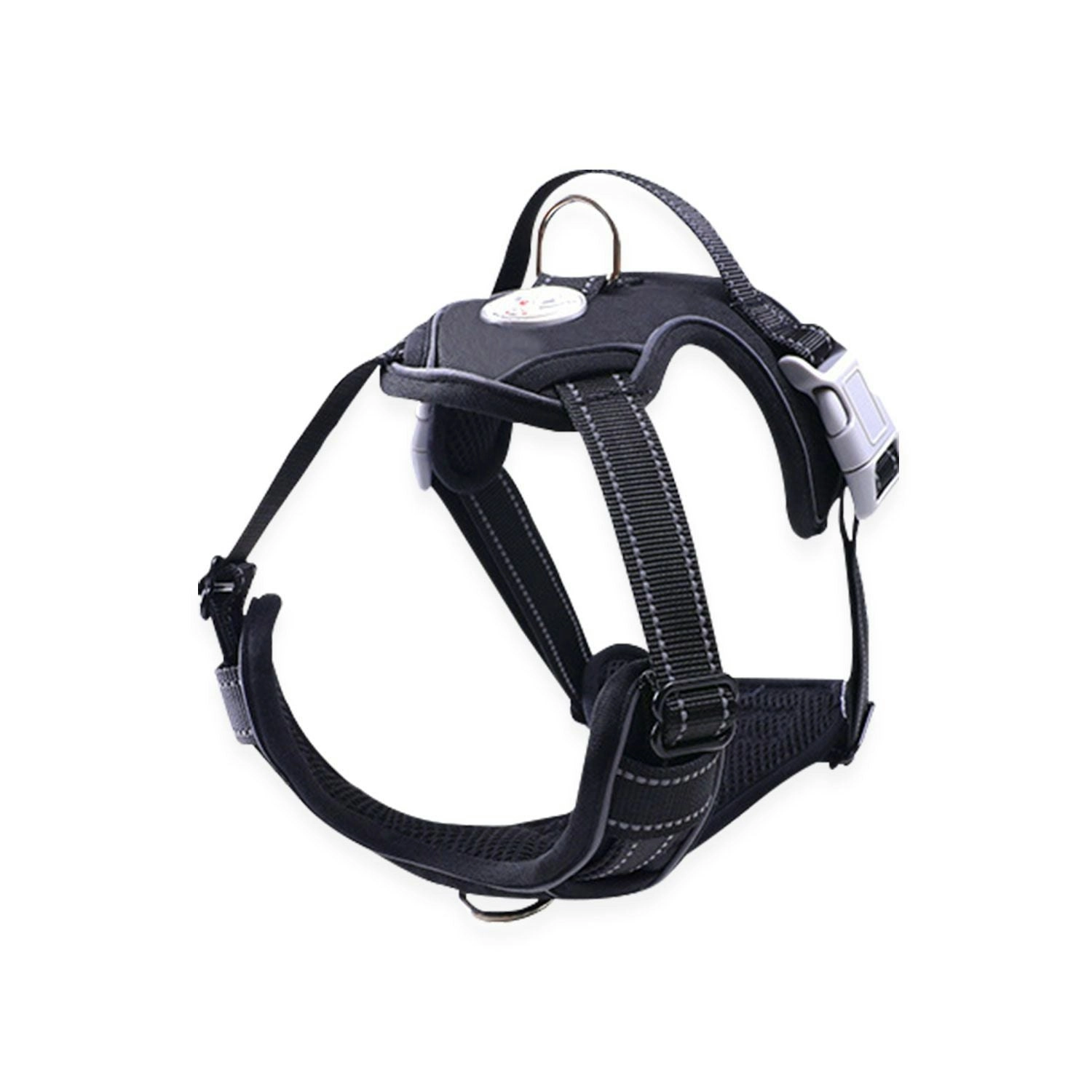 Floofi Dog Harness Vest S Size (Small, Black)