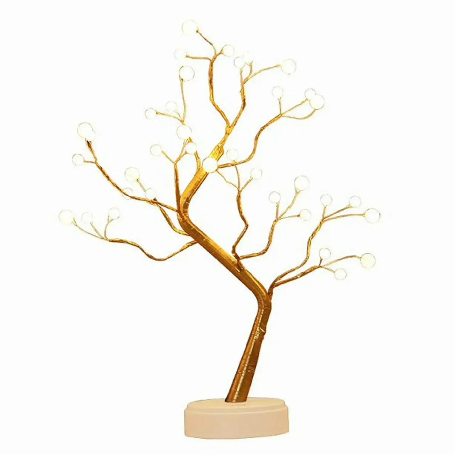 Gominimo Bonsai LED Lighted Tree Table Desk Lamp for Home Decor Warm White Light