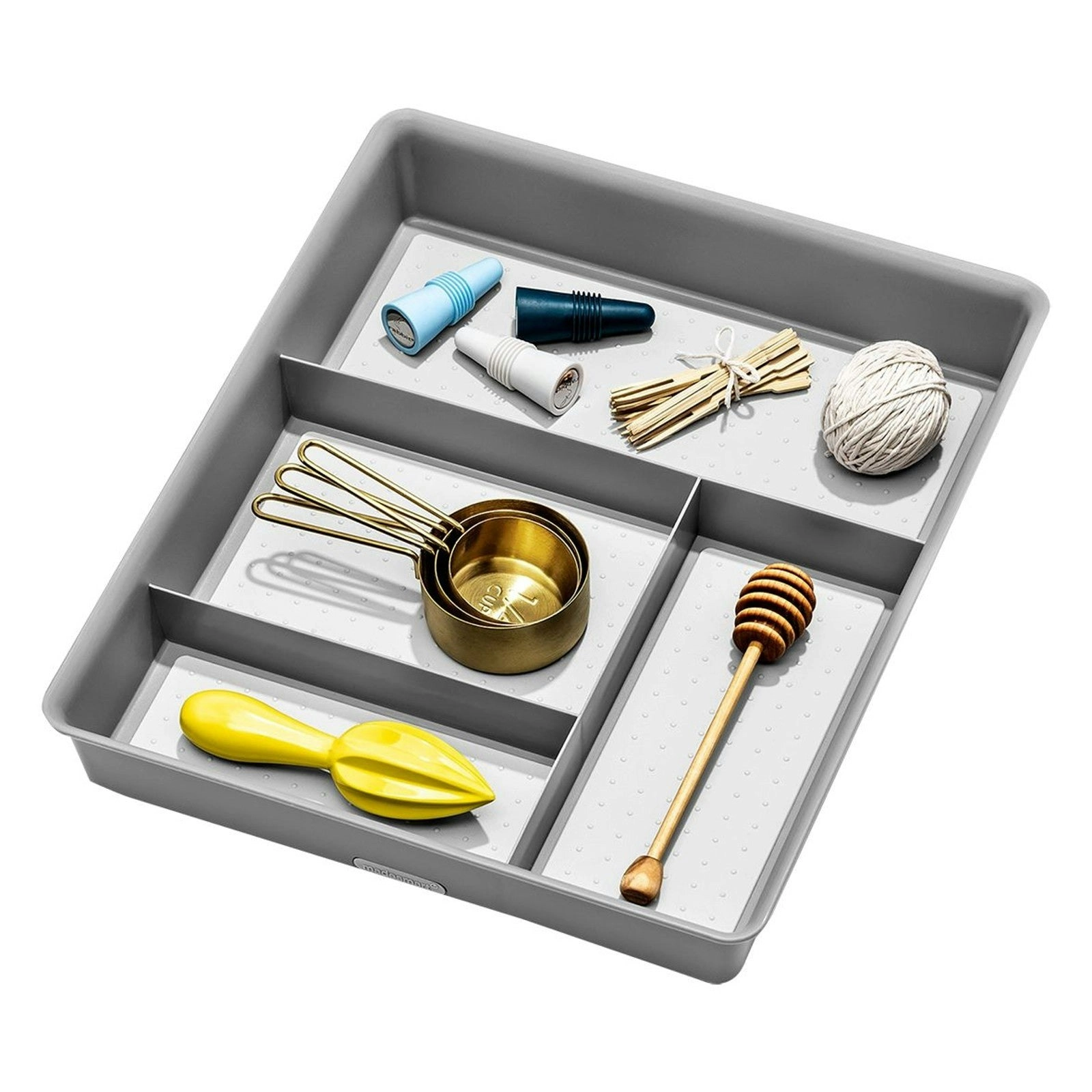 Madesmart Junk Drawer Organiser - Soft Grey 4534-8