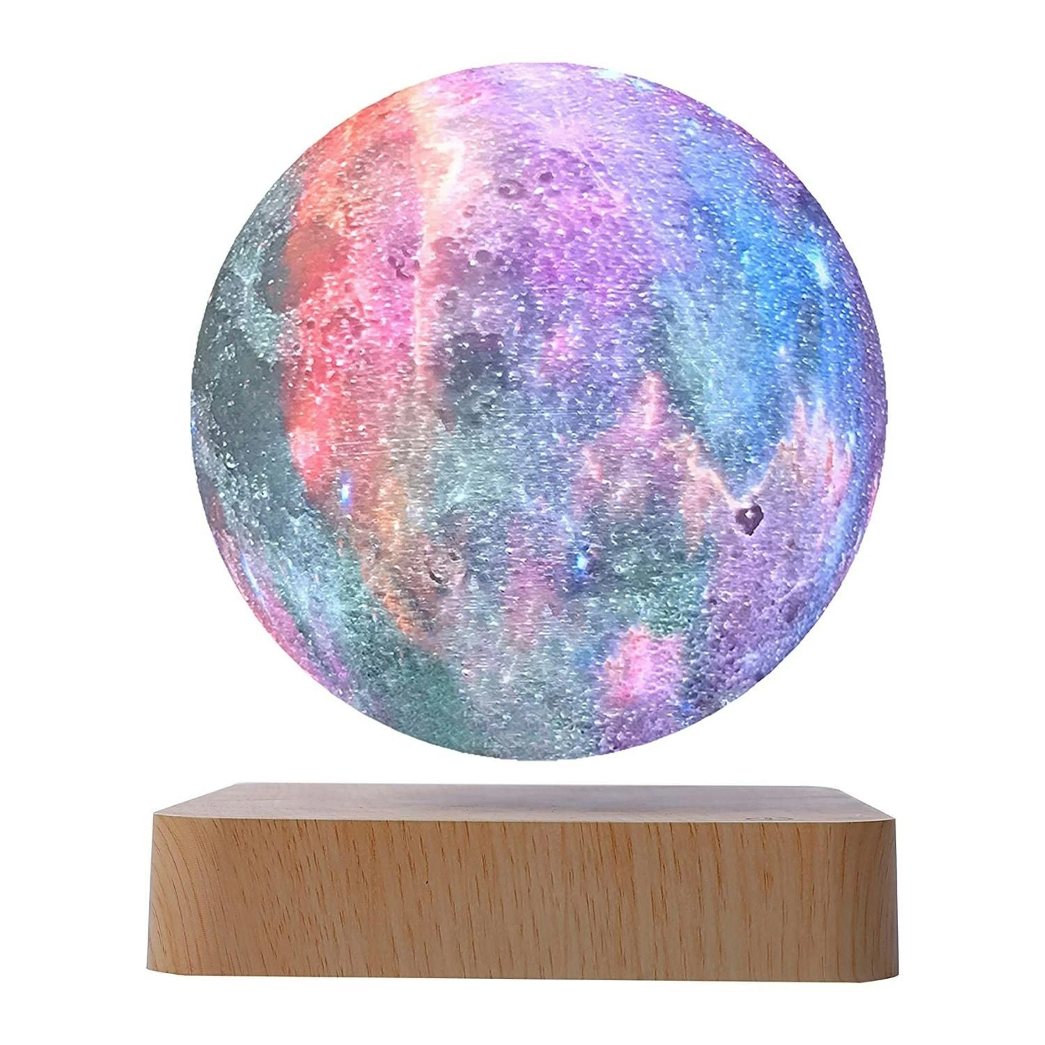 Gominimo Magnetic Levitating Galaxy Moon Table Lamp Home Decor Floating Light