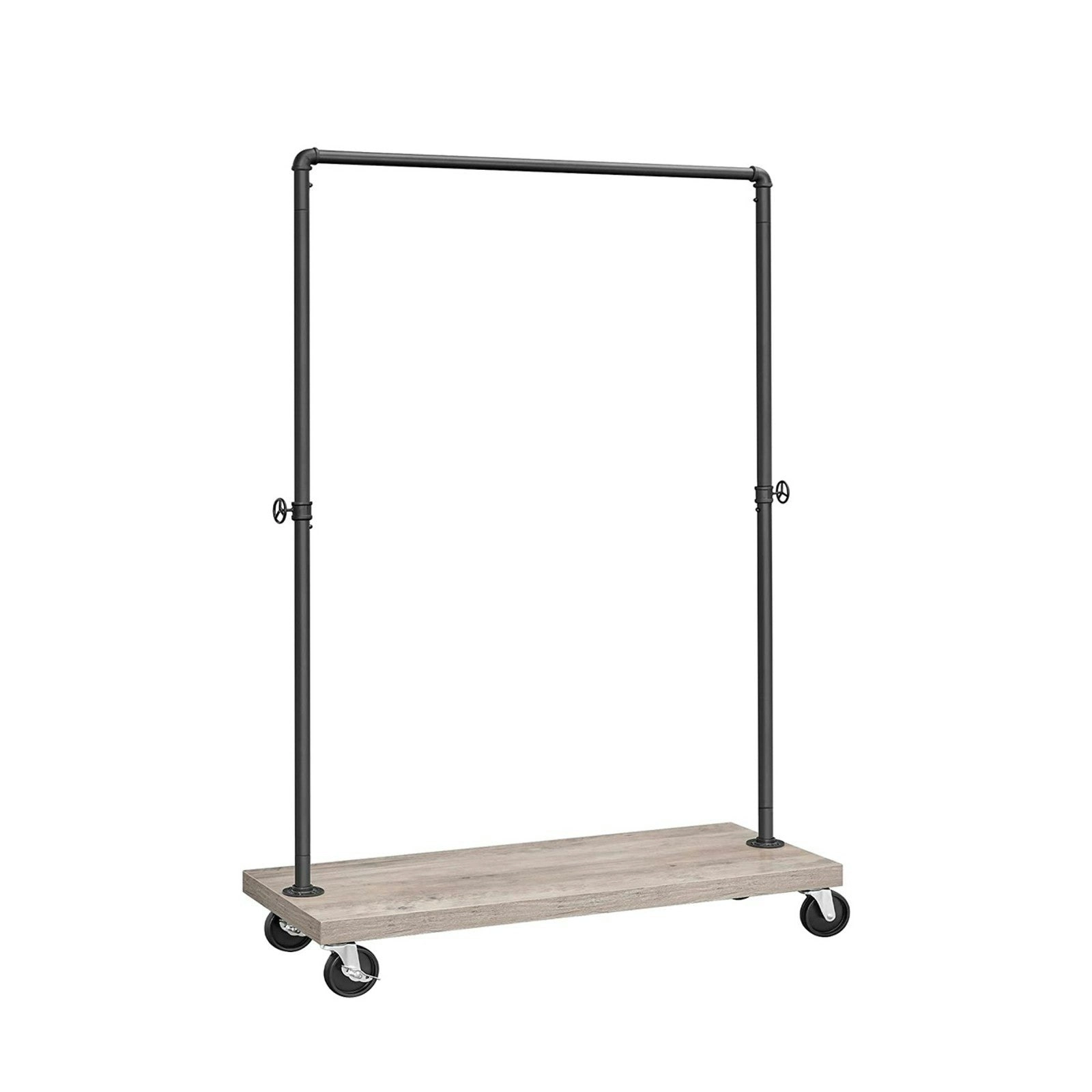 VASAGLE Clothes Rack with Wheels Greige