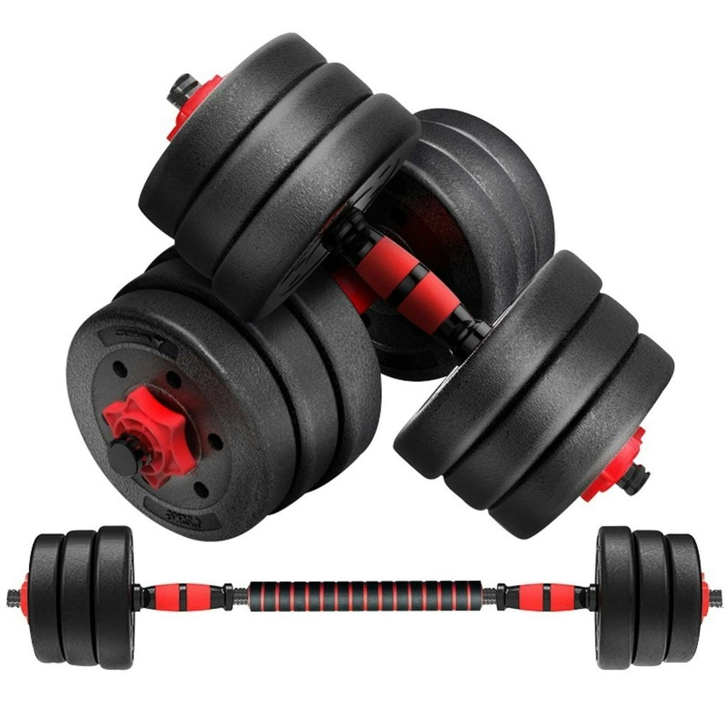 Verpeak 10KG Adjustable Rubbel Dumbbell Home Gyn Equipment Fitness