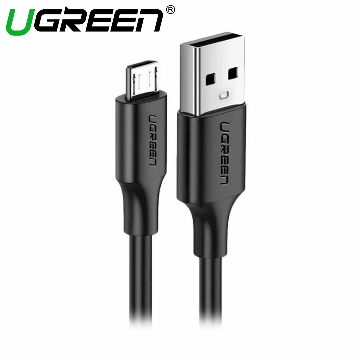 UGreen USB A 2.0 Male To Micro Data FAST Charging Cable 1m Black For Android