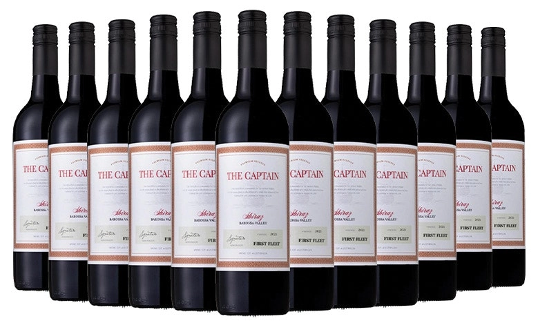 First Fleet The Captain Barossa Valley Shiraz 2021 Dozen