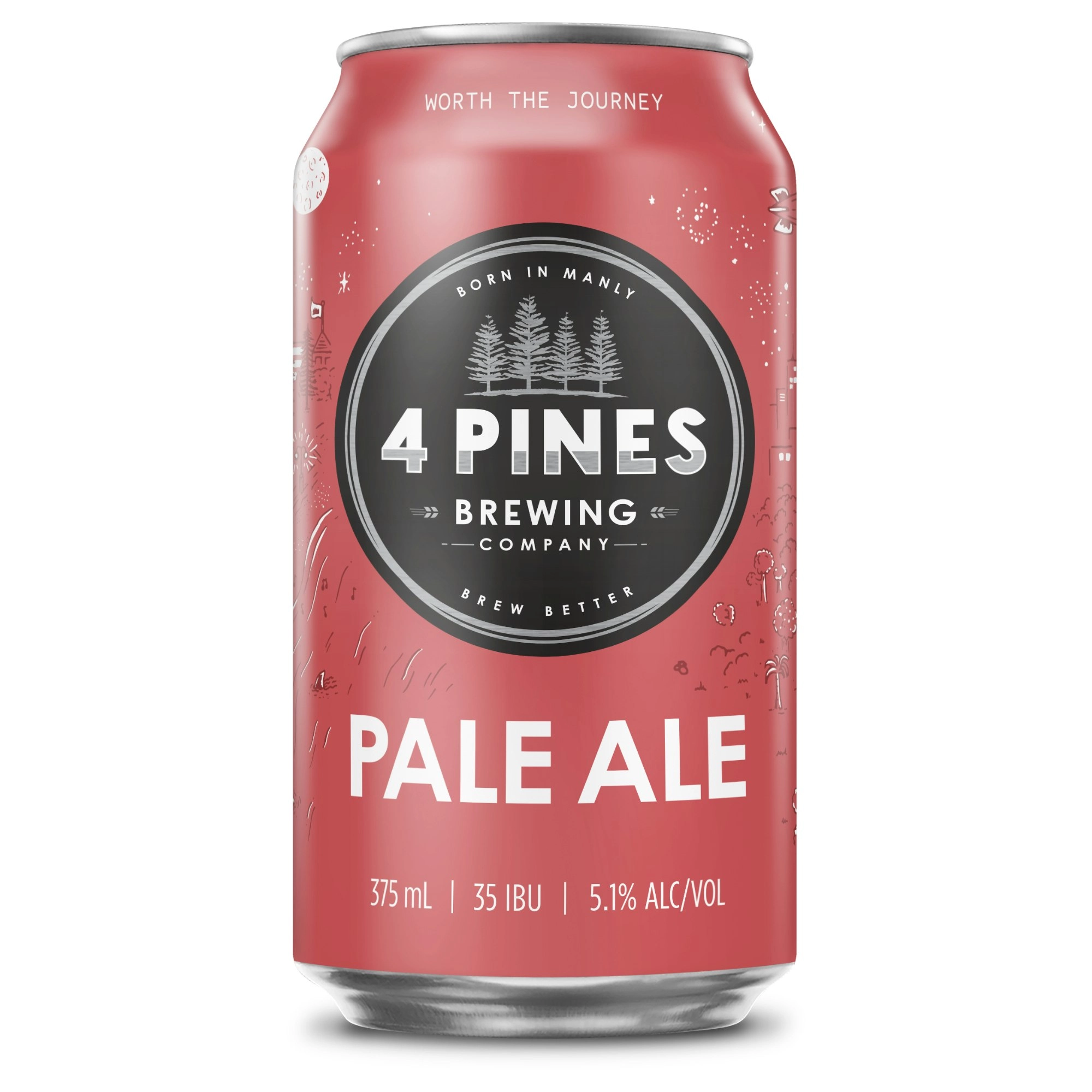 4 Pines Pale Ale 375mL Cans 18 Pack